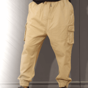 Sarouel Cargo Wassat beige, vue de face
