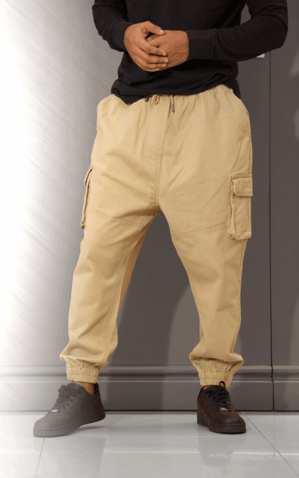 Sarouel Cargo Wassat beige, vue de face
