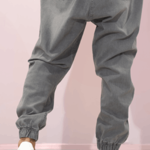 Sarouel Denim Wassat gris, vue de dos