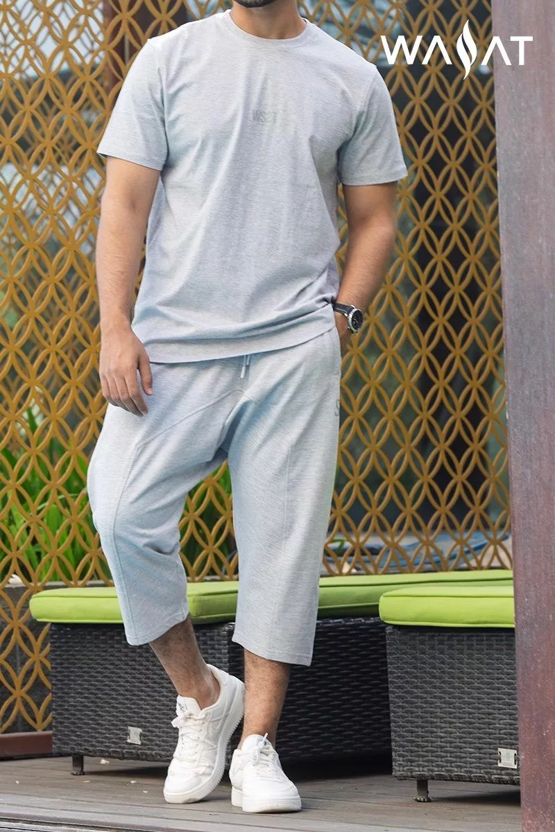 Ensemble Combo Wassat, coloris gris, vue de face