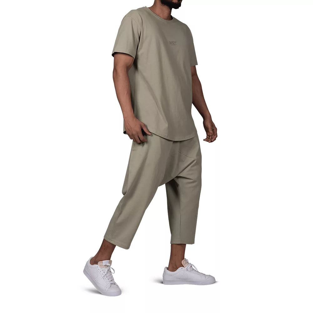 Ensemble Combo Wassat, coloris vert kaki, vue de face